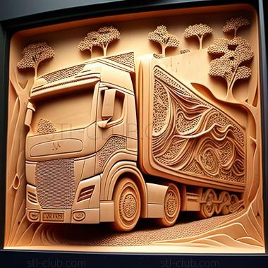 3D модель Volvo FM (STL)